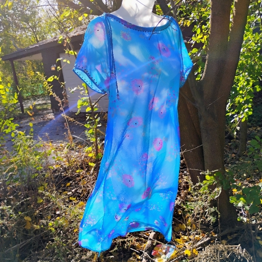 Blue Floral Kurtas